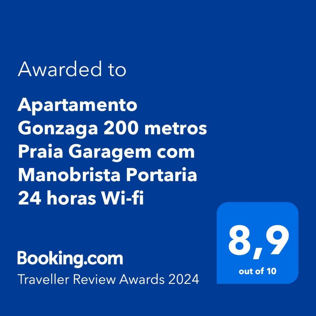 100 Mts Praia Roupa Cama Toalha Banho Wi-Fi Ar Condicionado Portaria 24 Horas Santos  Exterior photo